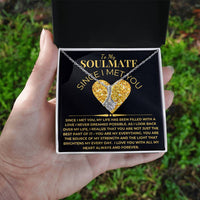Load image into Gallery viewer, To My Soulmate Giftset with Alluring Beauty Necklace and Love Card - Artistry Imprints
