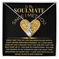 Load image into Gallery viewer, To My Soulmate Giftset with Alluring Beauty Necklace and Love Card - Artistry Imprints
