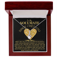 Load image into Gallery viewer, To My Soulmate Giftset with Alluring Beauty Necklace and Love Card - Artistry Imprints
