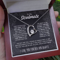 Load image into Gallery viewer, To My Soulmate Giftset with Forever Love Necklace and Beautiful Message - Artistry Imprints

