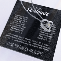 Load image into Gallery viewer, To My Soulmate Giftset with Forever Love Necklace and Beautiful Message - Artistry Imprints
