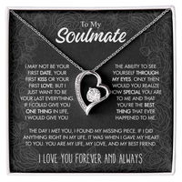 Load image into Gallery viewer, To My Soulmate Giftset with Forever Love Necklace and Beautiful Message - Artistry Imprints
