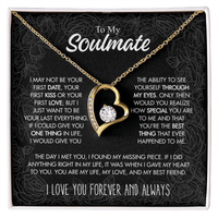 Load image into Gallery viewer, To My Soulmate Giftset with Forever Love Necklace and Beautiful Message - Artistry Imprints
