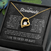 Load image into Gallery viewer, To My Soulmate Giftset with Forever Love Necklace and Beautiful Message - Artistry Imprints
