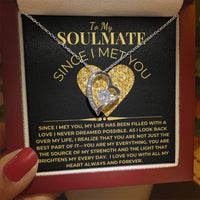 Load image into Gallery viewer, To My Soulmate Giftset with Forever Love Necklace and Love Card - Artistry Imprints
