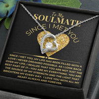 Load image into Gallery viewer, To My Soulmate Giftset with Forever Love Necklace and Love Card - Artistry Imprints
