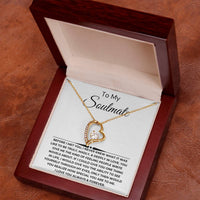 Load image into Gallery viewer, To My Soulmate Giftset With Message Card and Forever Love Necklace - Artistry Imprints
