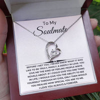 Load image into Gallery viewer, To My Soulmate Giftset With Message Card and Forever Love Necklace - Artistry Imprints
