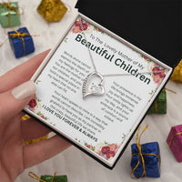 Load image into Gallery viewer, To The Lovely Mother of My Beautiful Children - Forever Love Necklace Gift - Artistry Imprints
