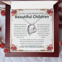 Load image into Gallery viewer, To The Lovely Mother of My Beautiful Children - Forever Love Necklace Gift - Artistry Imprints
